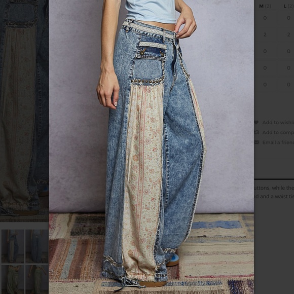 POL “ Ellen 2 “ POL Thermal Pants with Front Pocket Detail 87 - Picture 3 of 6